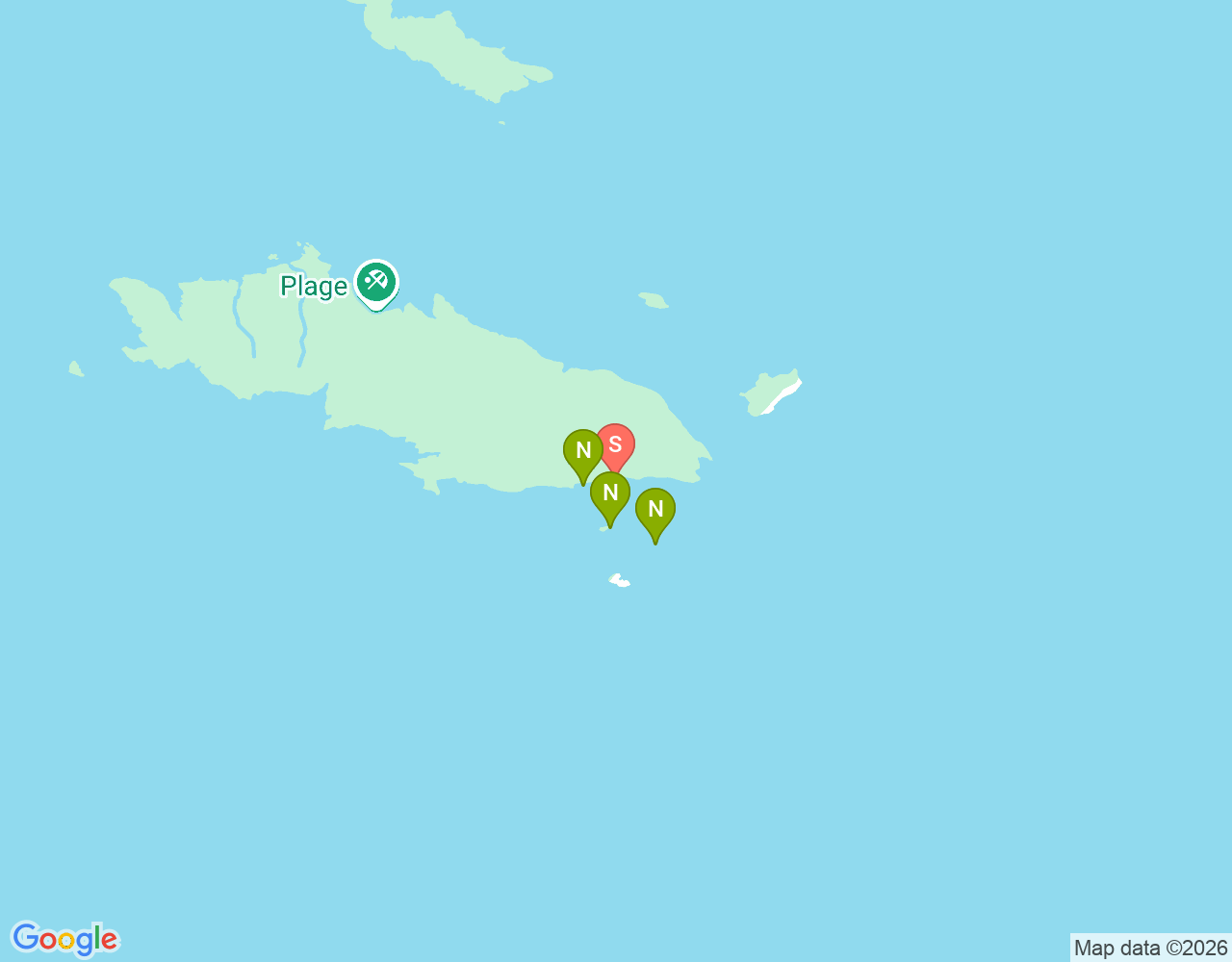 Mapa da localização de Tombant de David