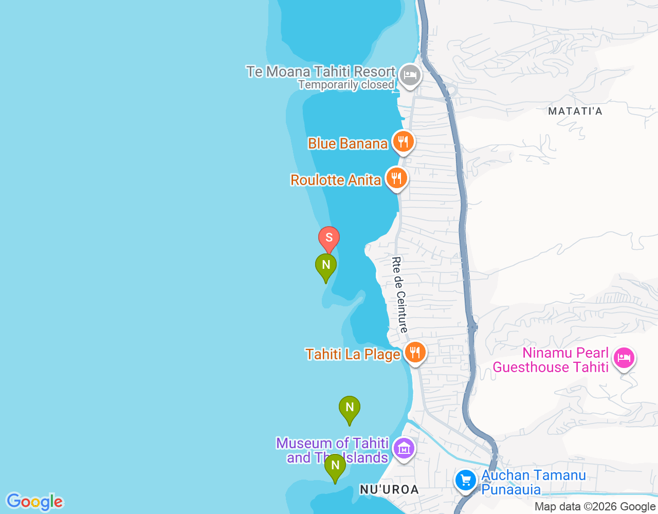 Mapa da localização de Tombant St Etienne