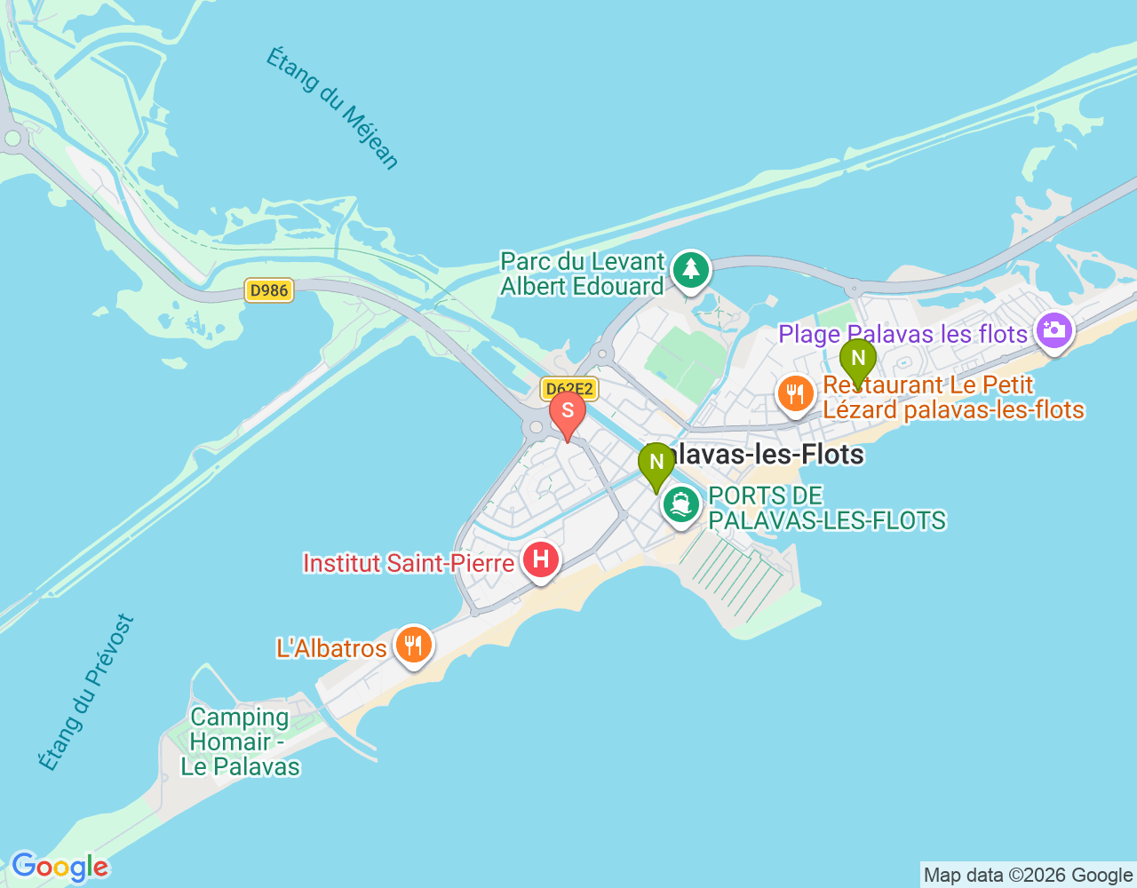 Mapa de ubicación de Vague et Vent