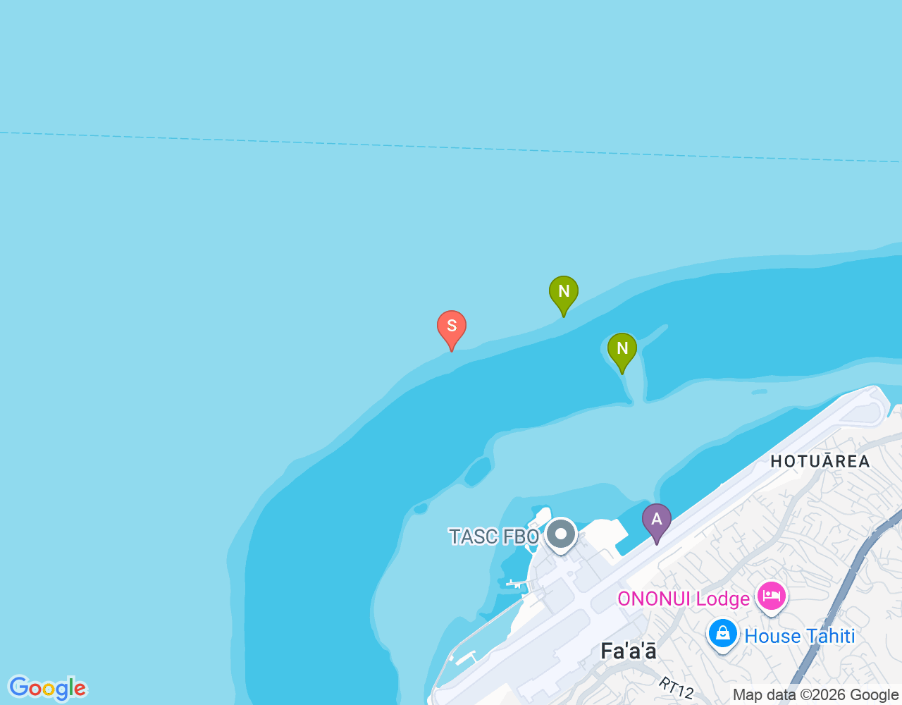 Mapa de ubicación de Vallée des requins