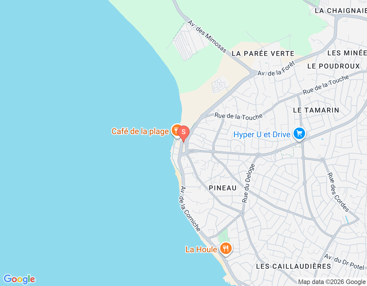 Mapa da localização de Wind'n Surf