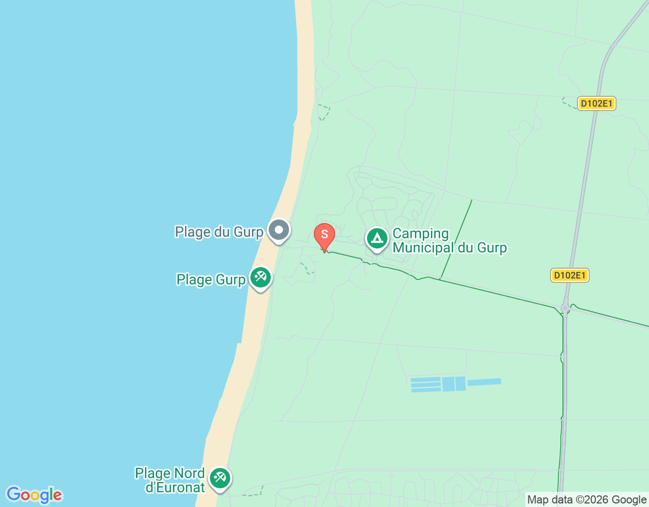 Mapa da localização de Ze Gurp