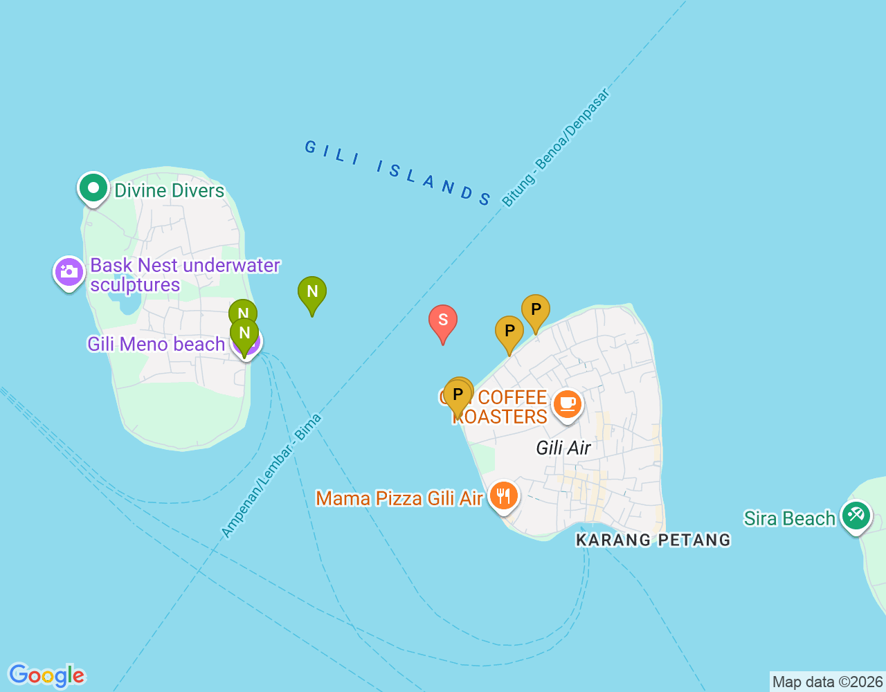 Mapa de ubicación de Air Wall