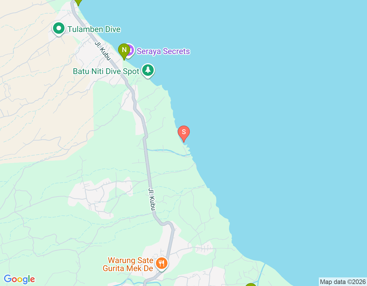 Mapa da localização de Batu Belah