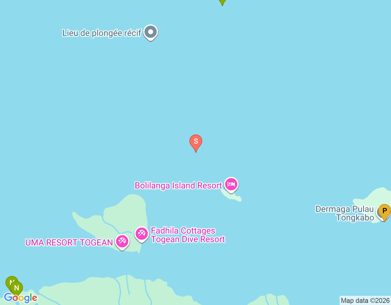 Mapa de ubicación de California Reef