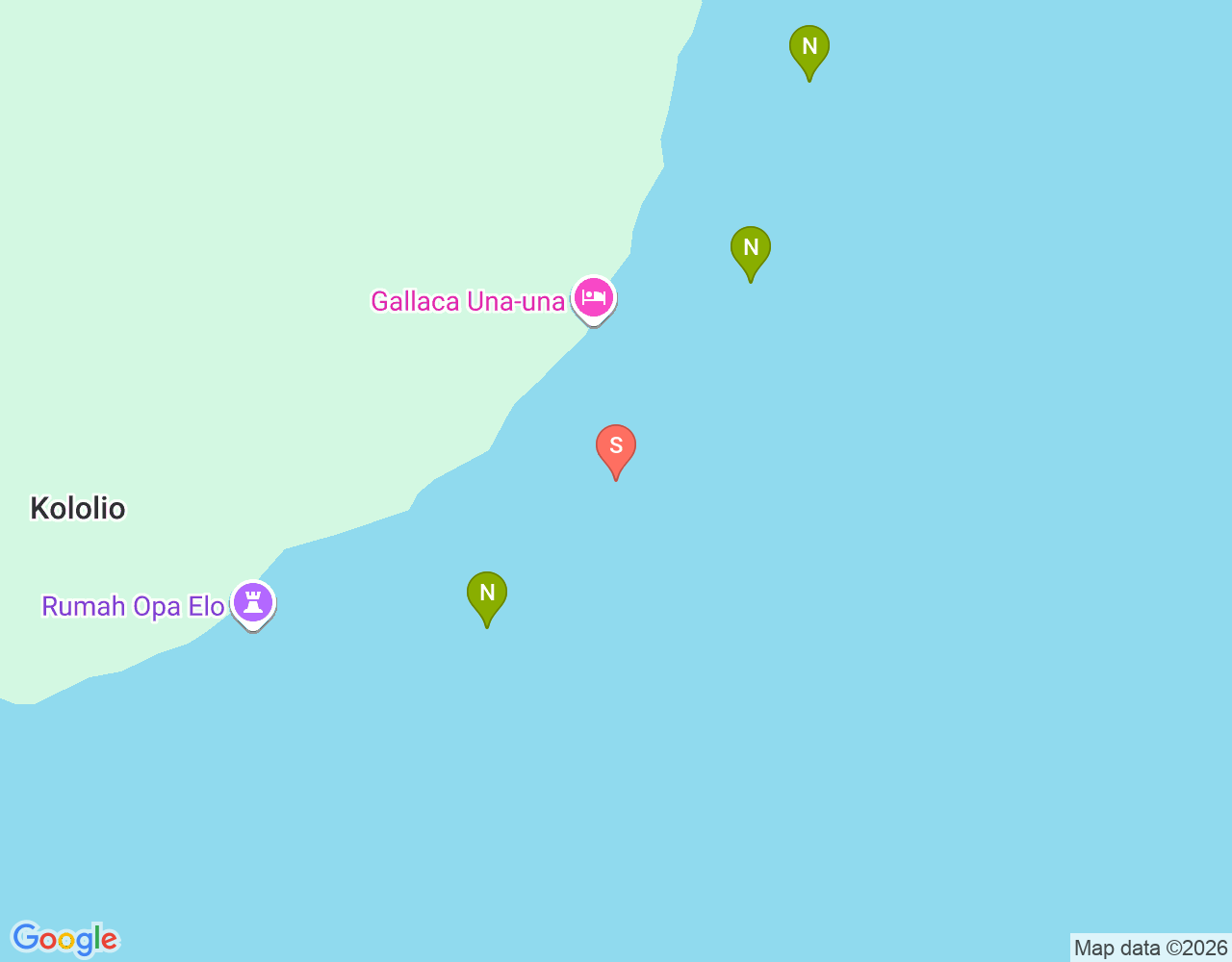 Mapa da localização de Candi City