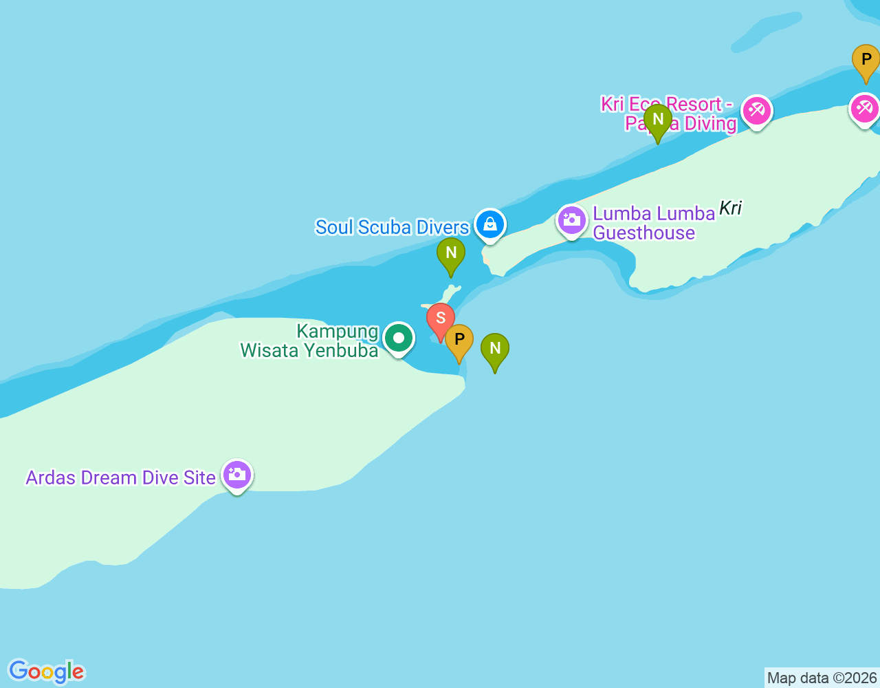 Mapa da localização de Cape Mansuar