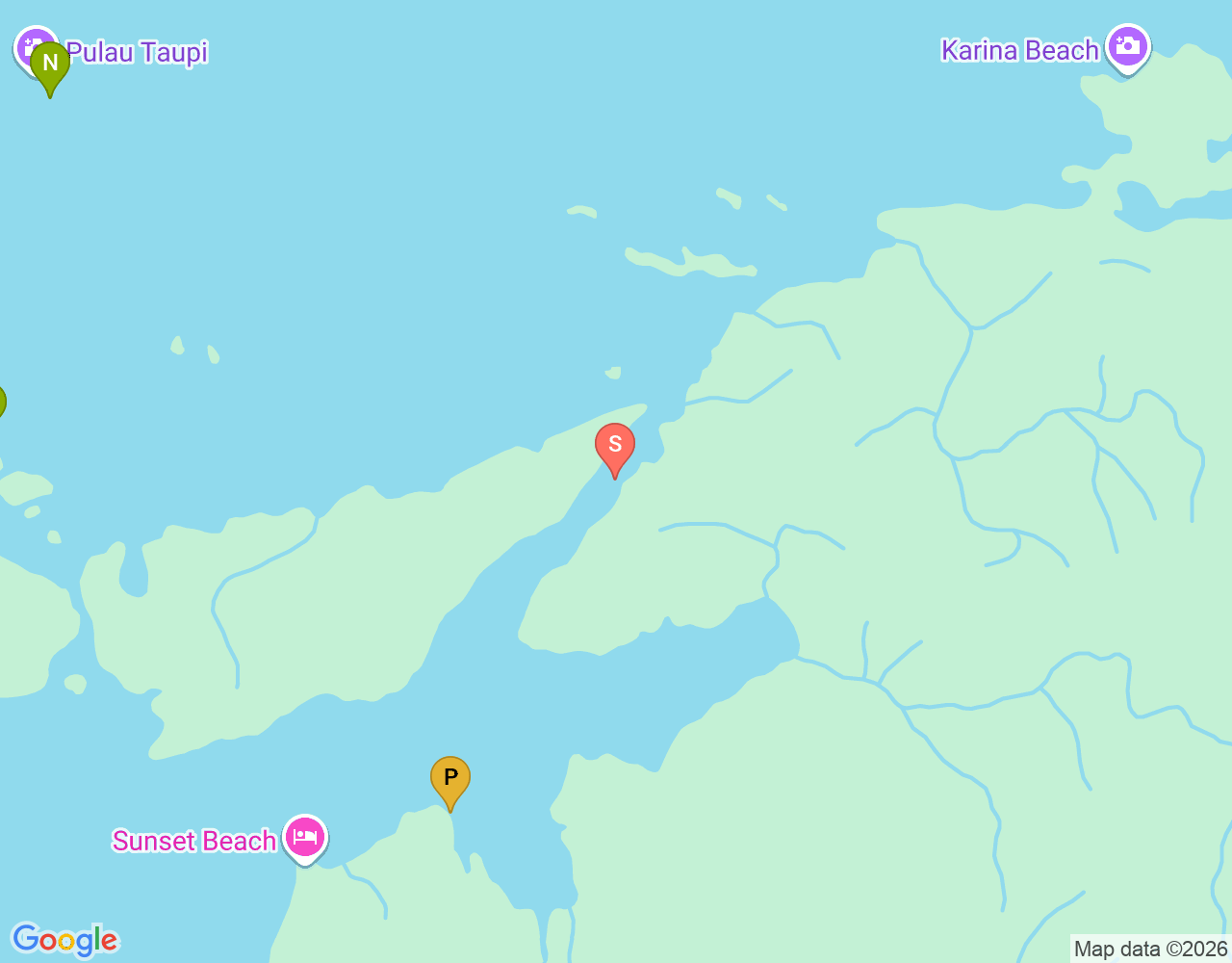 Mapa da localização de Channel