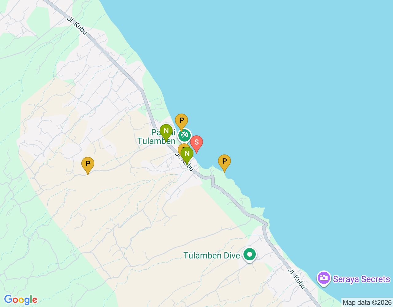 Mapa da localização de Coral Garden
