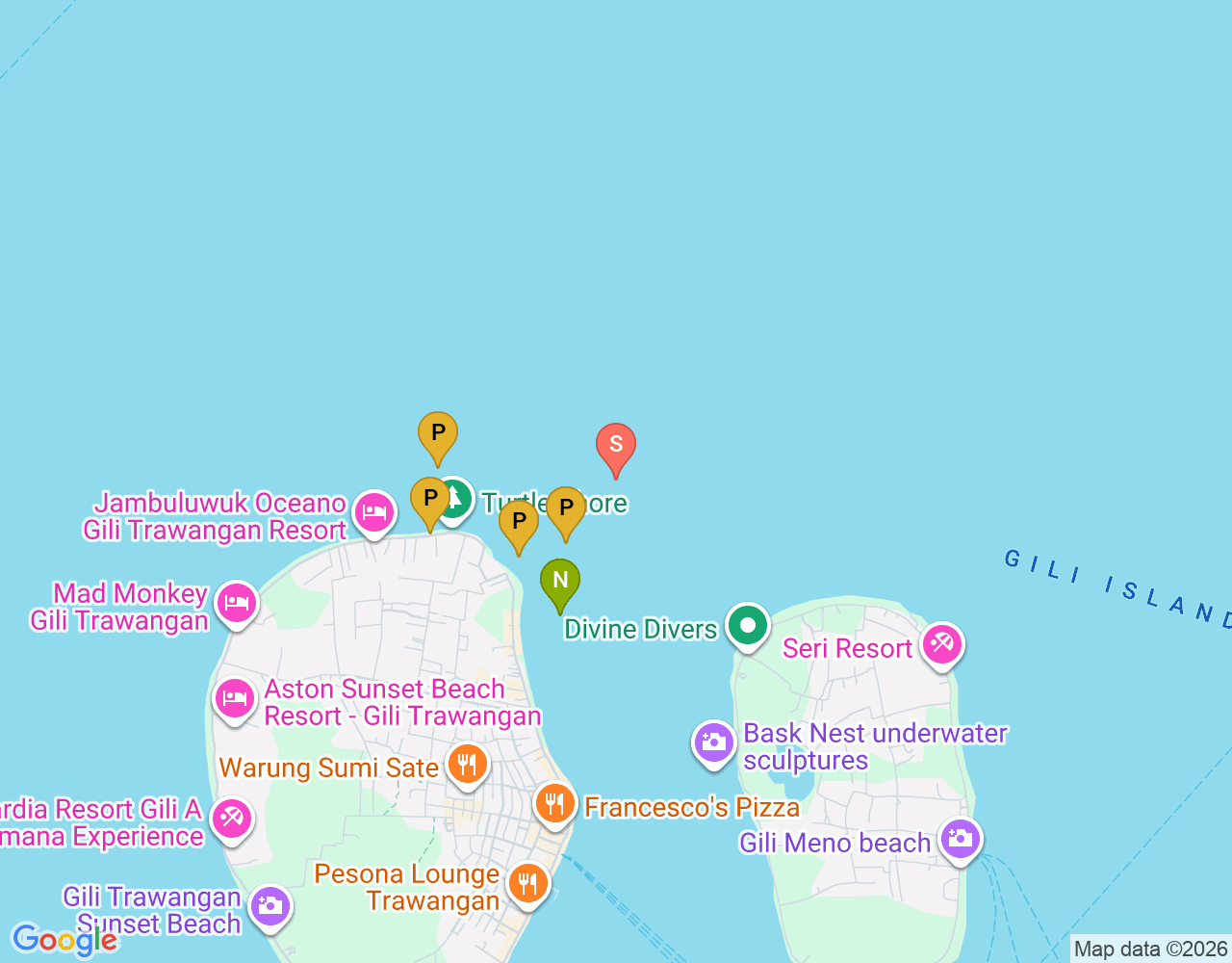 Mapa da localização de Deep Turbo