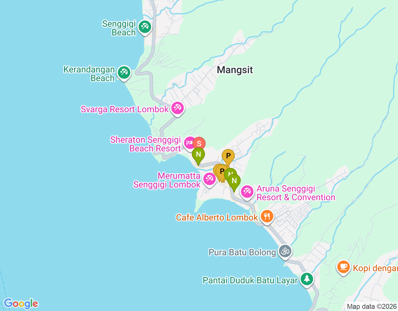DSM Dive location map