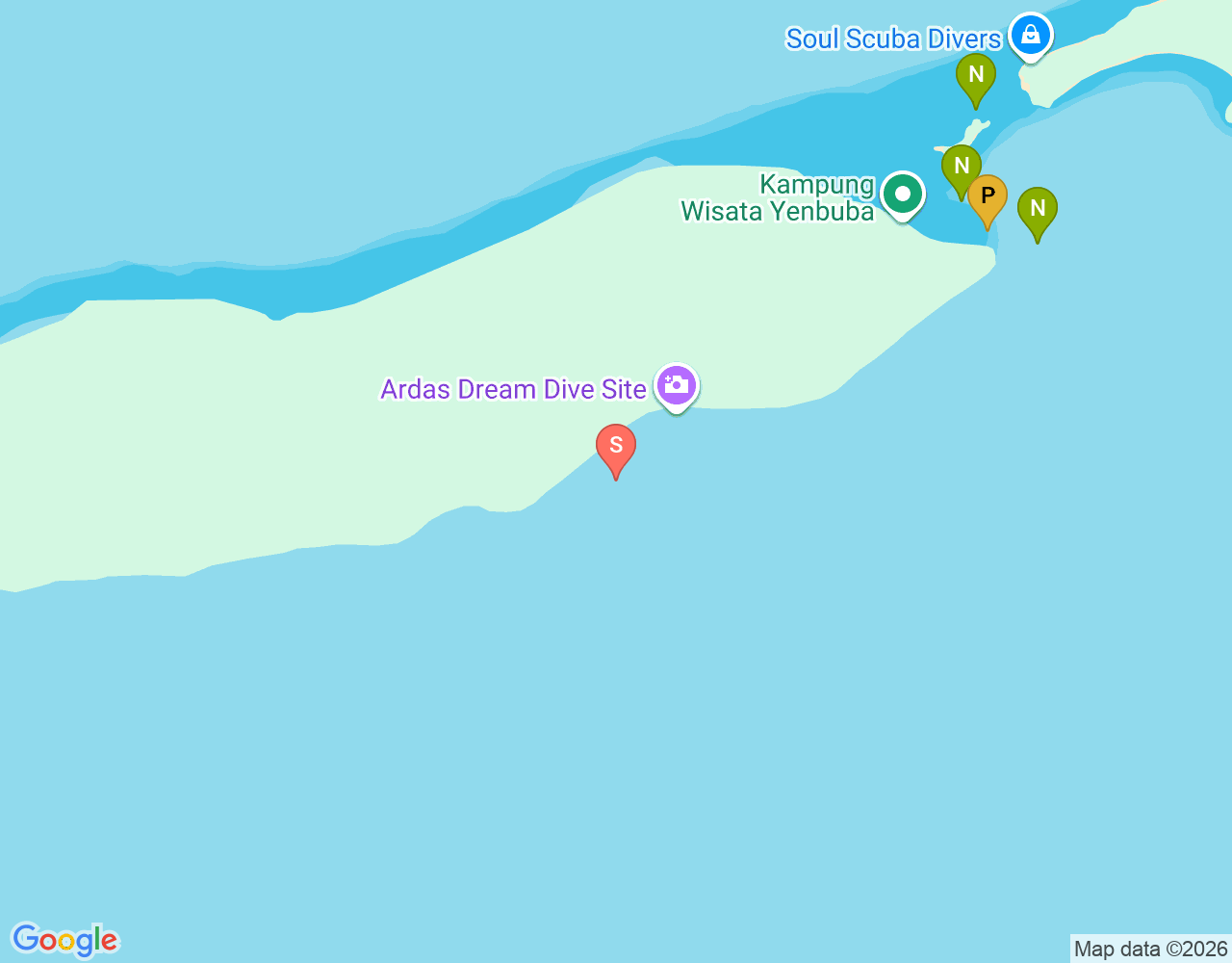 Erens New location map