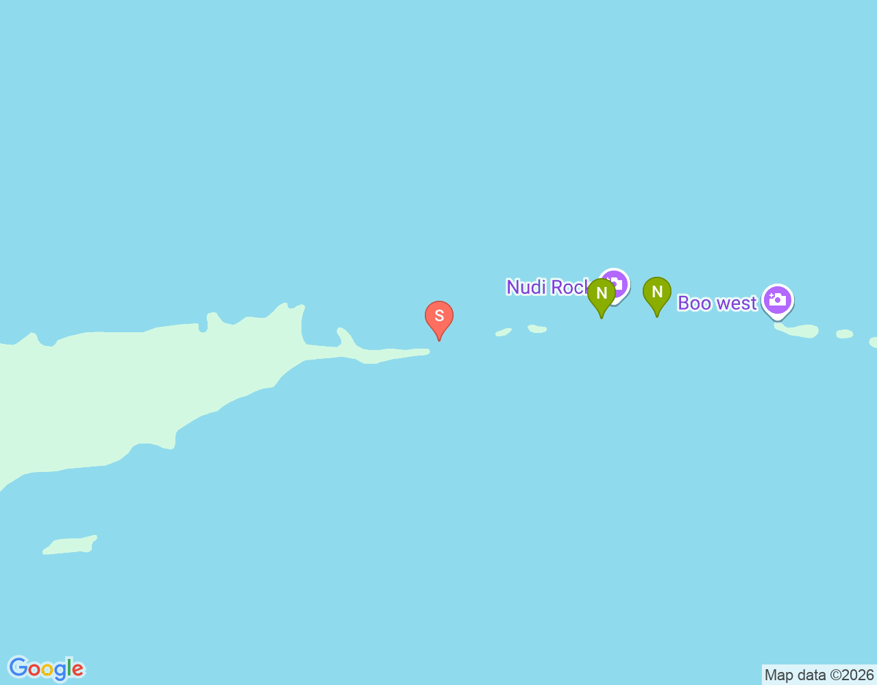 Mapa de ubicación de Fiabacet Corner Dive Site