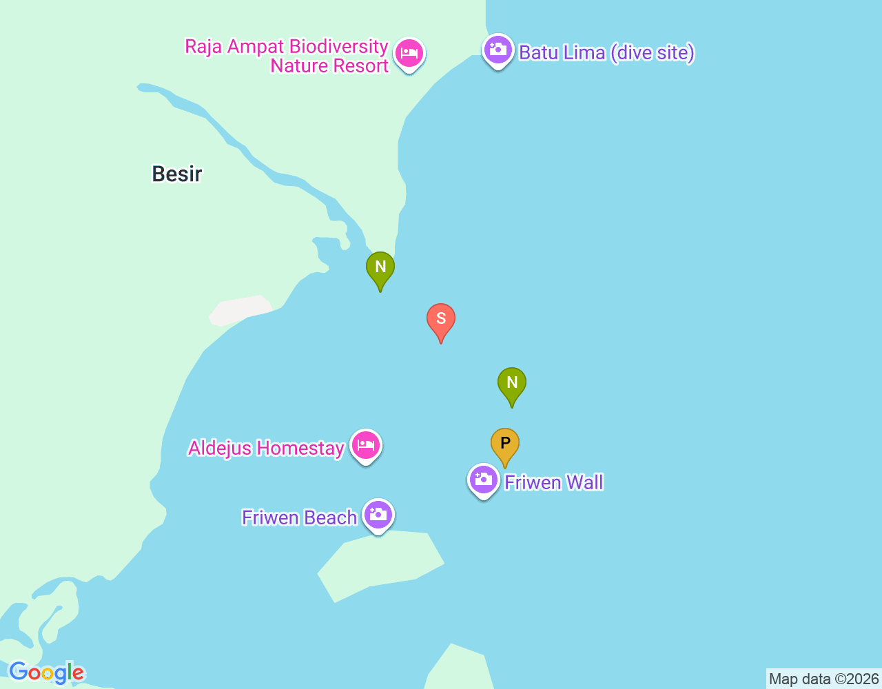 Mapa da localização de Francisco