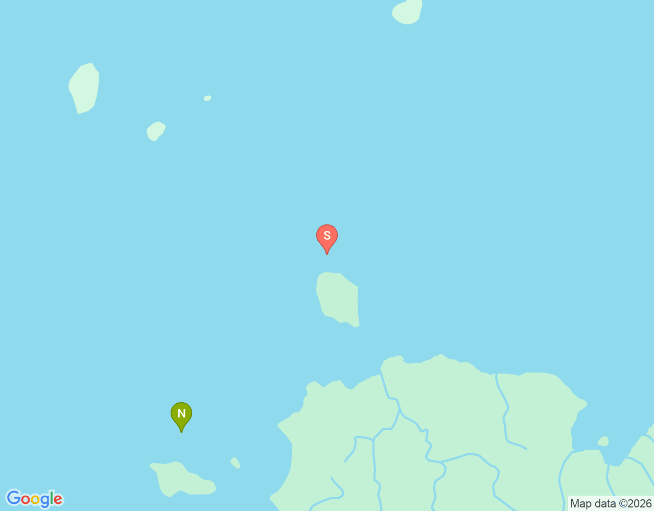 Gindang location map
