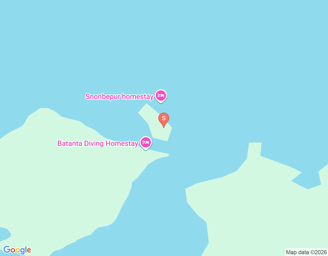 Mapa da localização de Irvin's Mantas