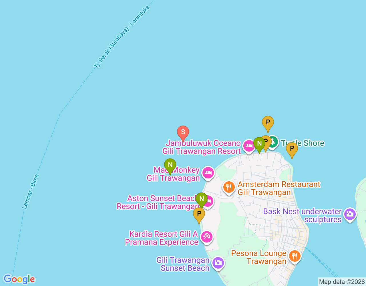 Mapa da localização de Jack Point