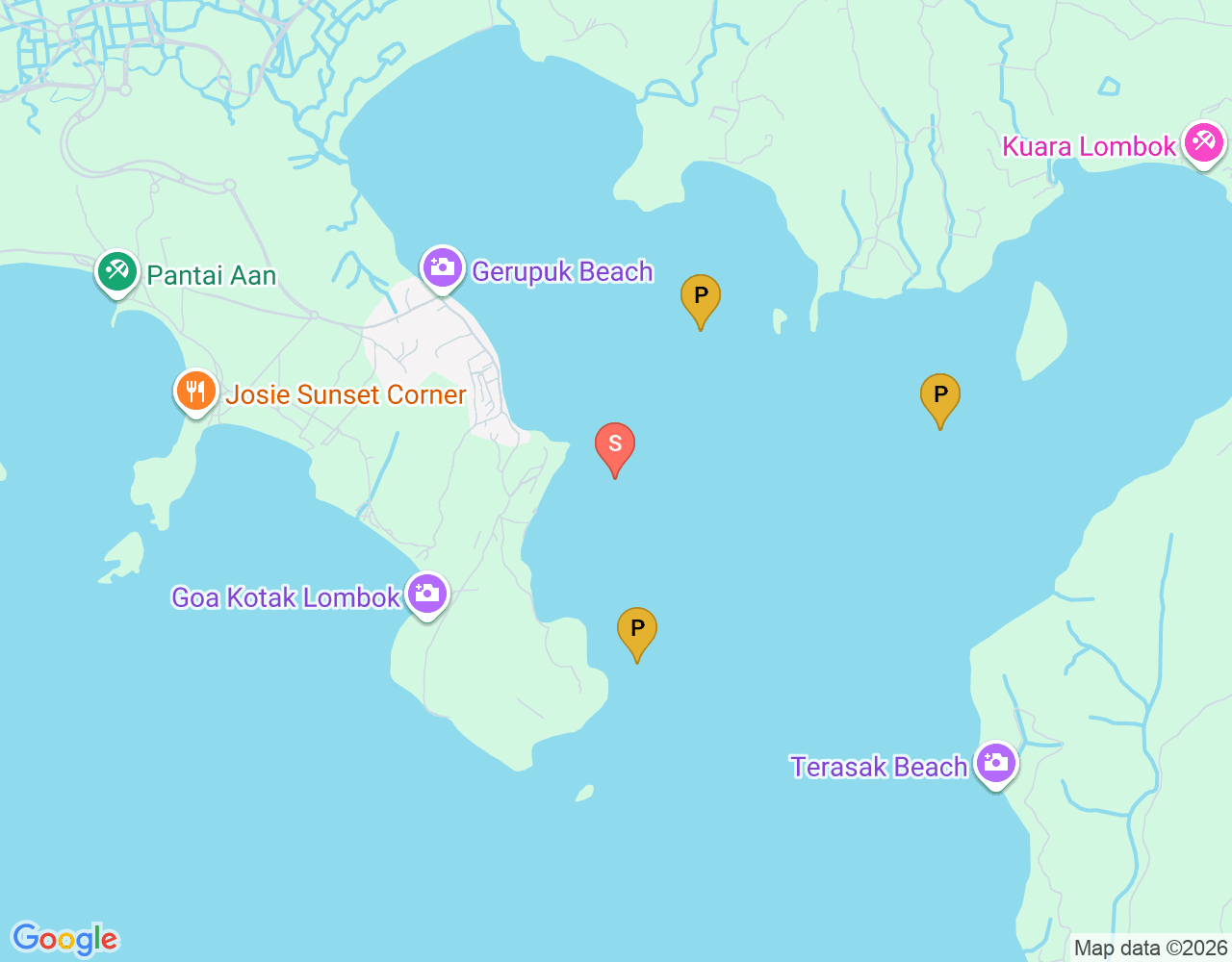 Mapa da localização de Kid's Point