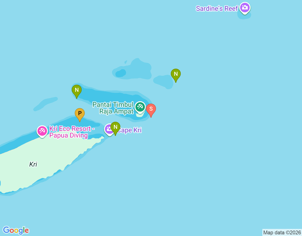 Mapa da localização de Koh