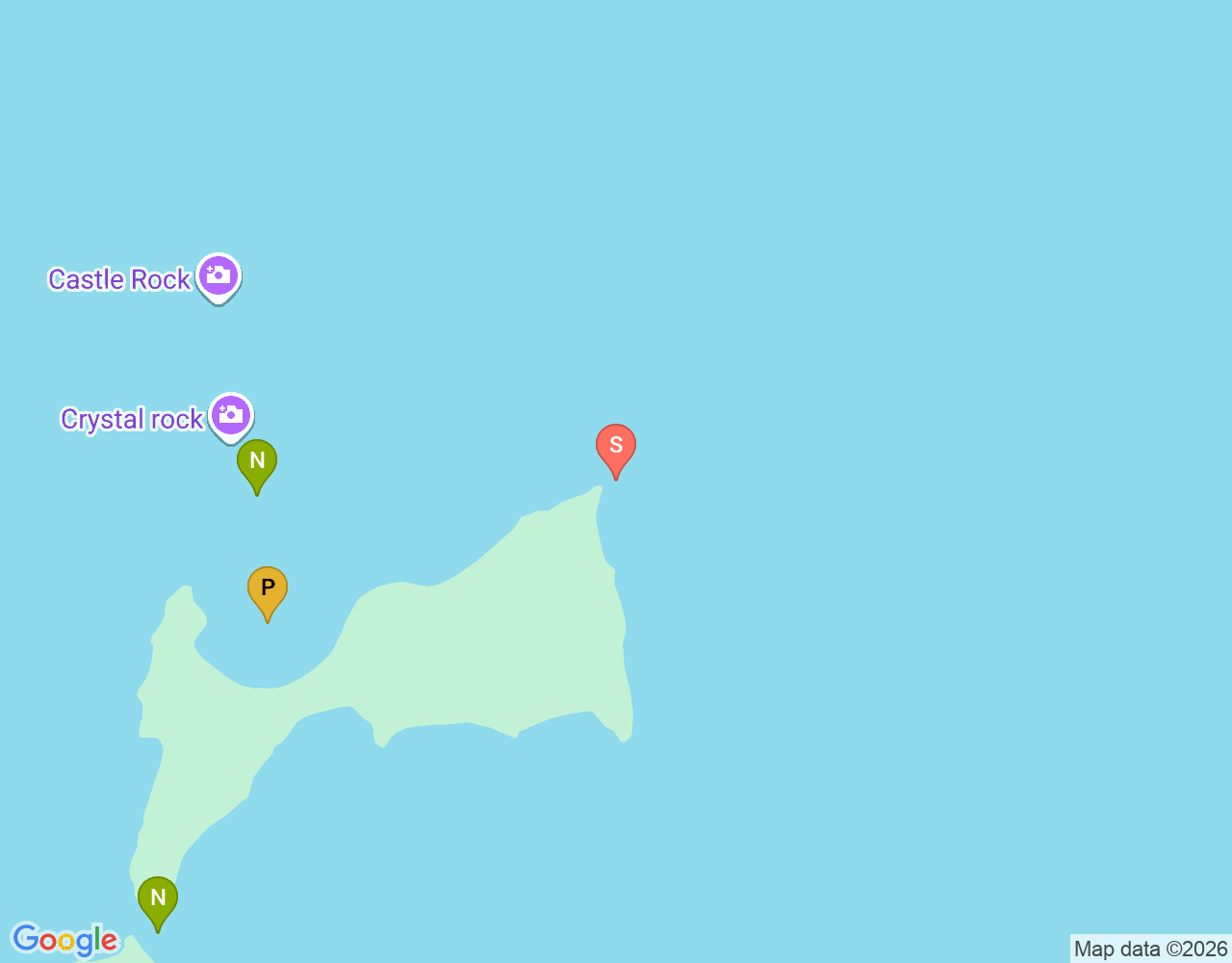 Mapa de ubicación de Lighthouse Reef Dive Site