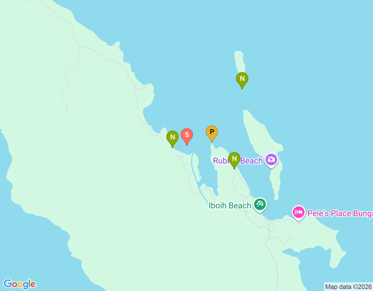 Mapa da localização de Long Beach Reef