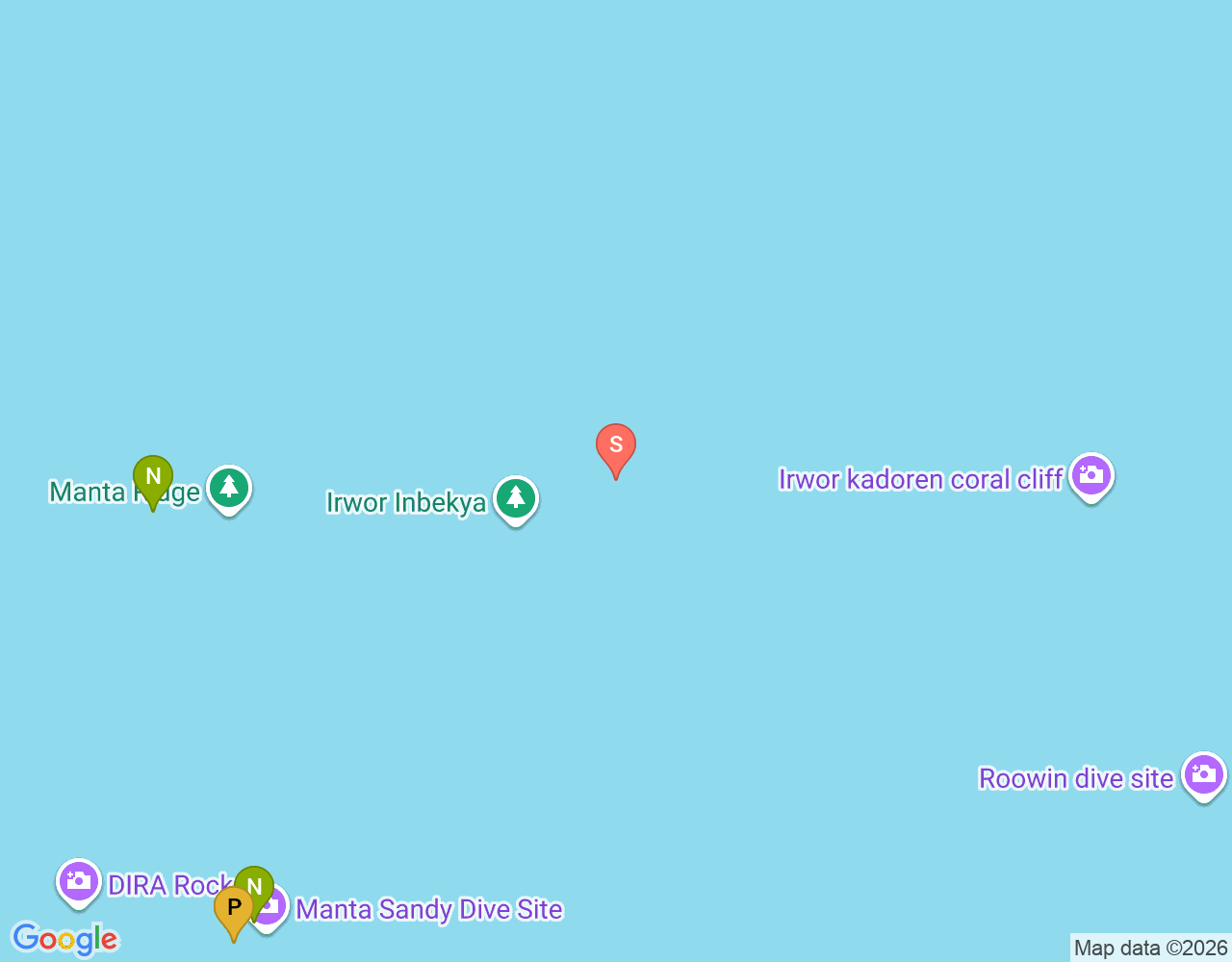 Manta Ridge location map