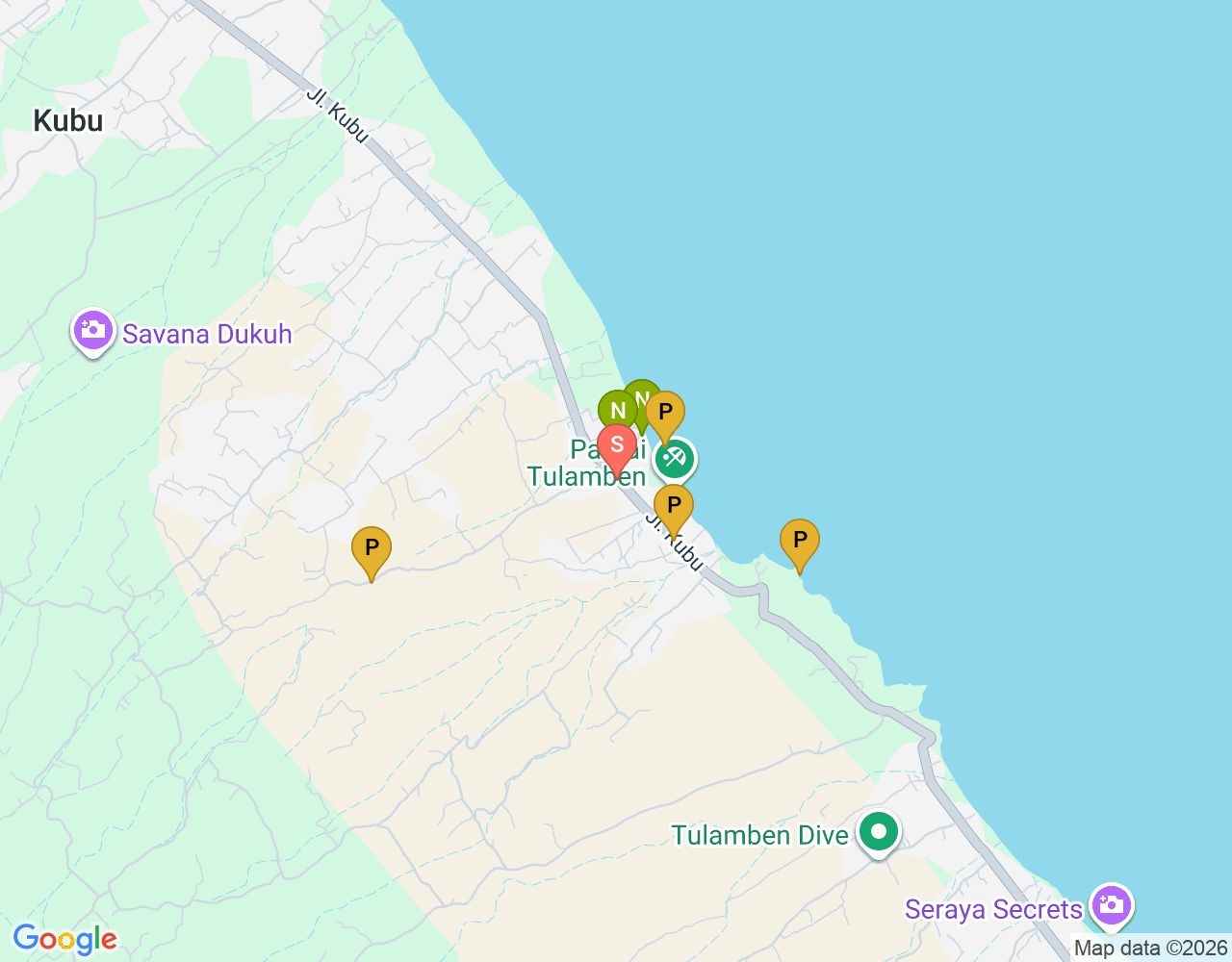 Mapa da localização de Marta Dive