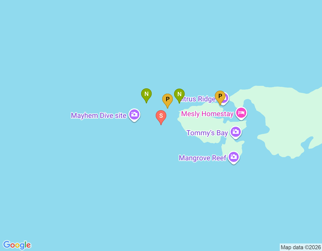 Mapa da localização de Mayhem