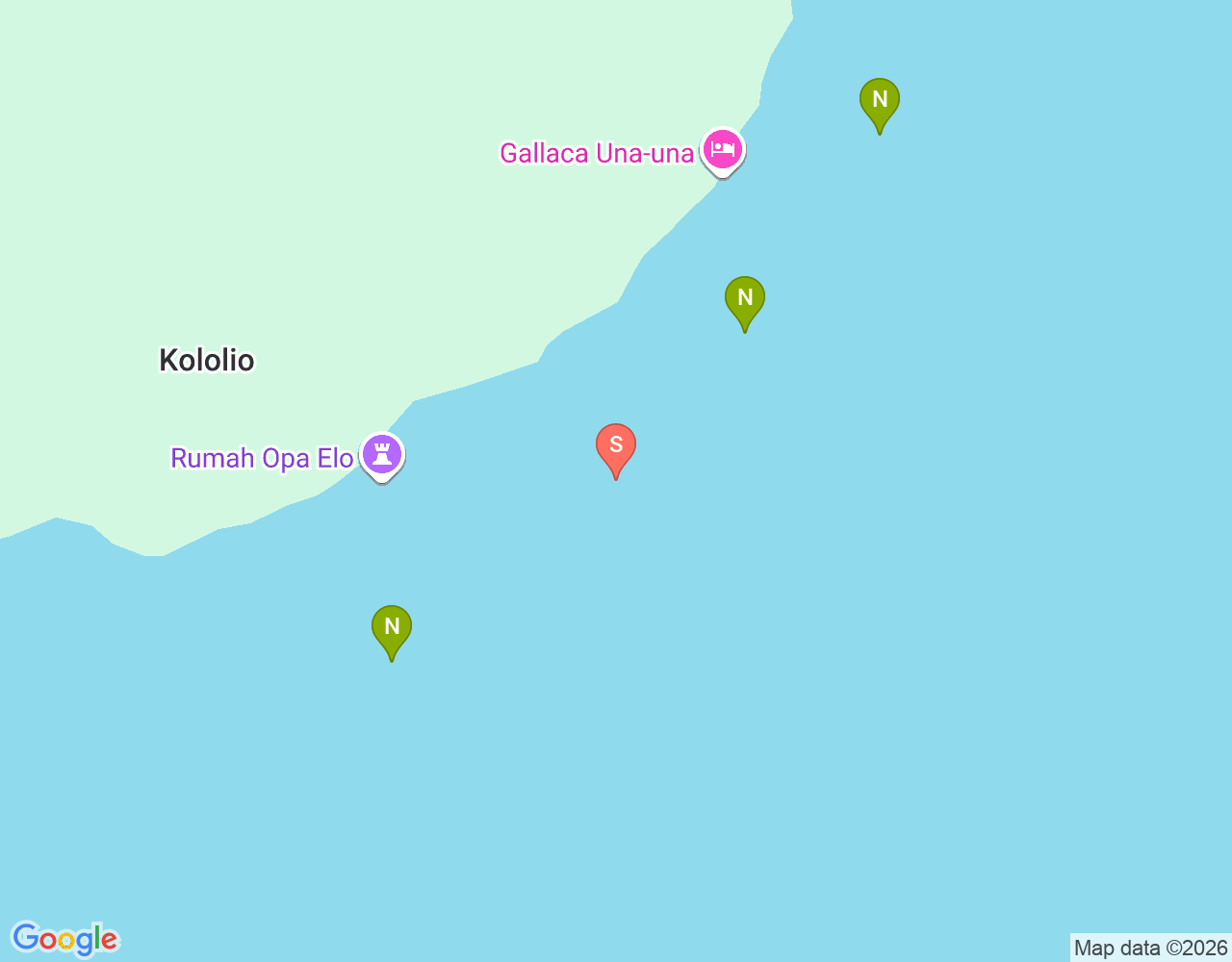 Mapa da localização de Menara 2