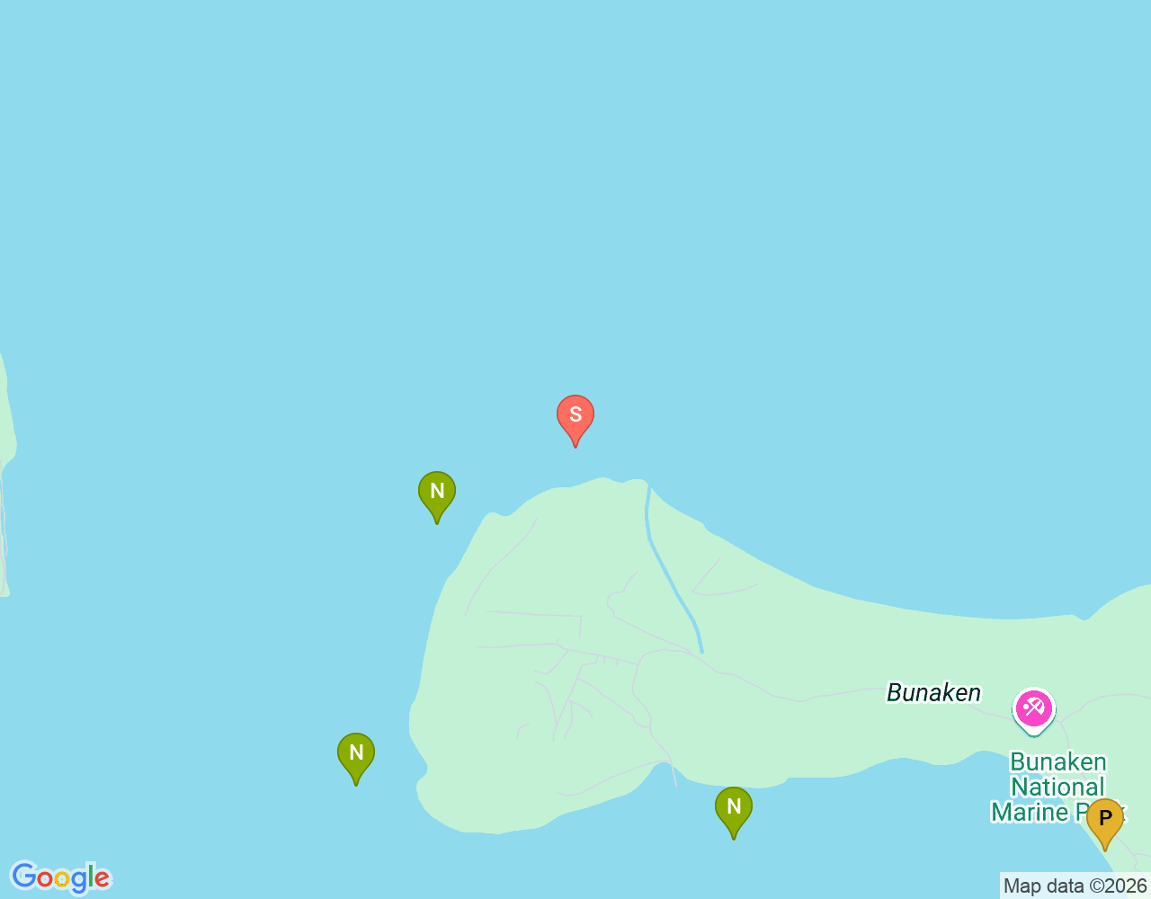 Mapa da localização de Mike's
