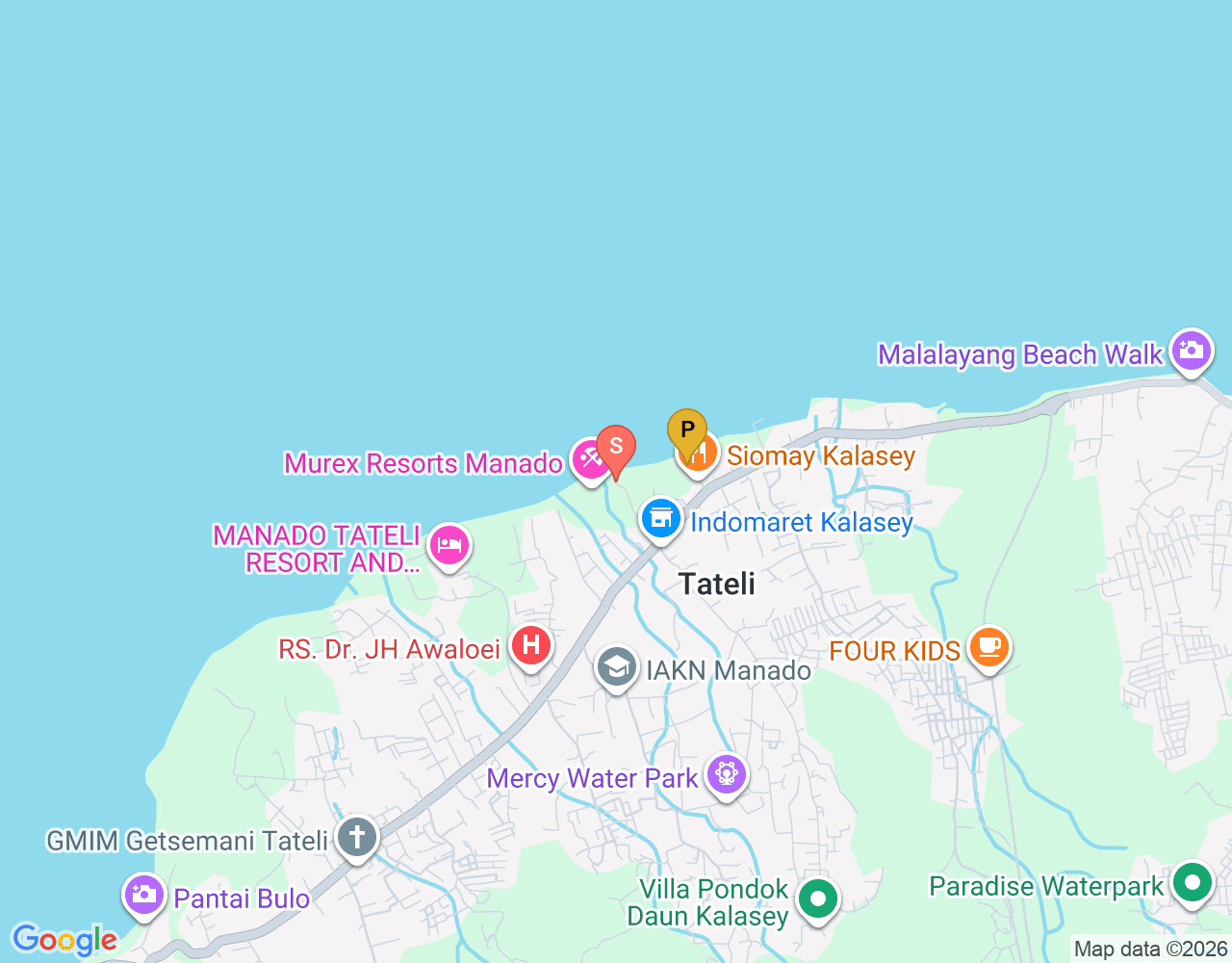 Mapa da localização de Murex Dive