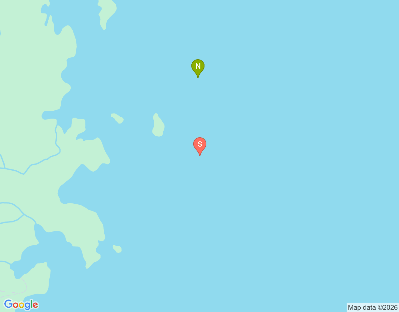 Mapa da localização de No Fear