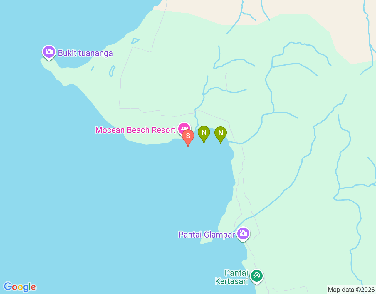 Mapa da localização de Northern Rights
