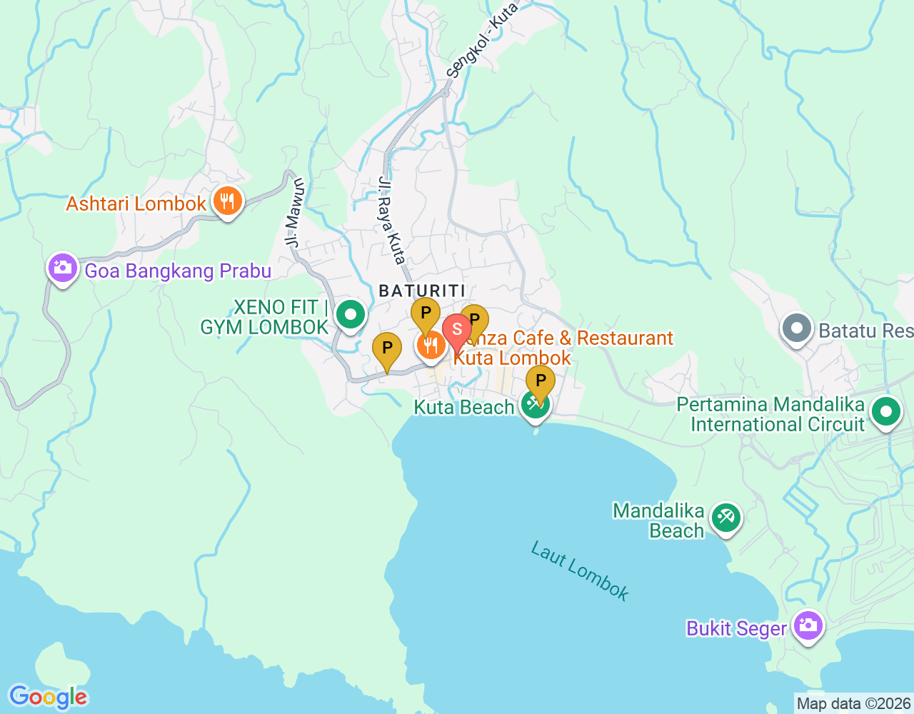 Mapa da localização de Ocean Addicts