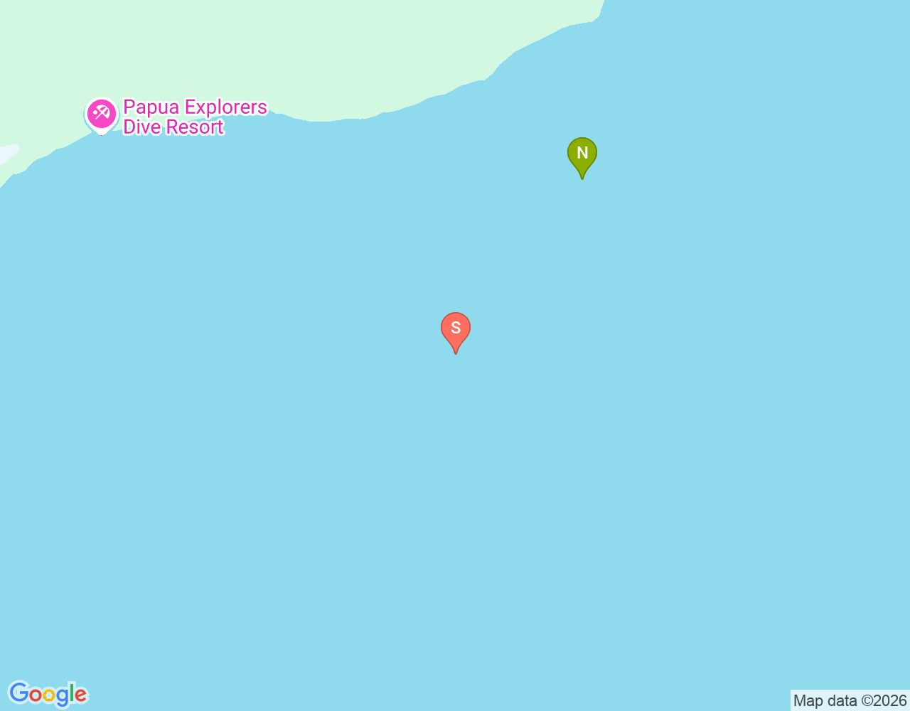 Otdima Reef location map