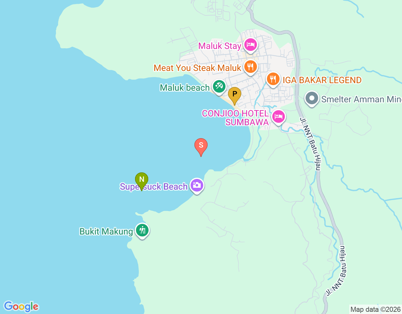 Mapa da localização de Playground