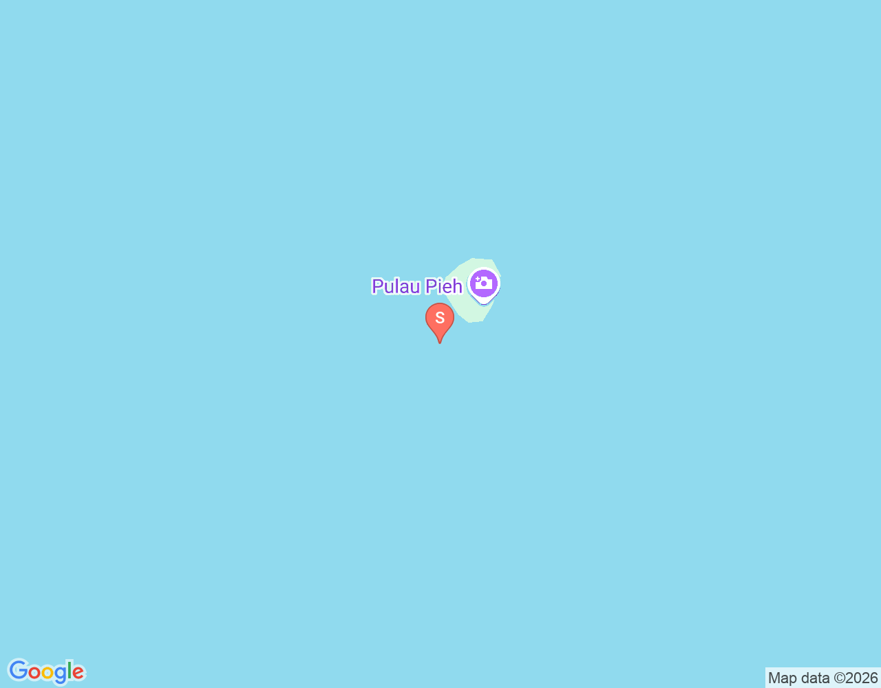 Mapa da localização de Pulau Pieh Dive Site