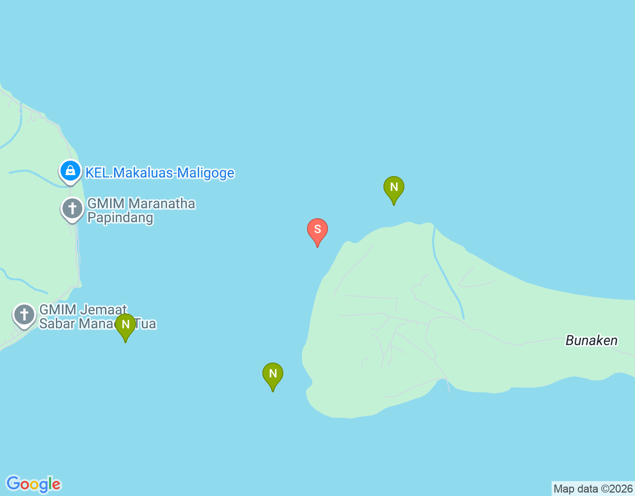 Mapa da localização de Raymond's