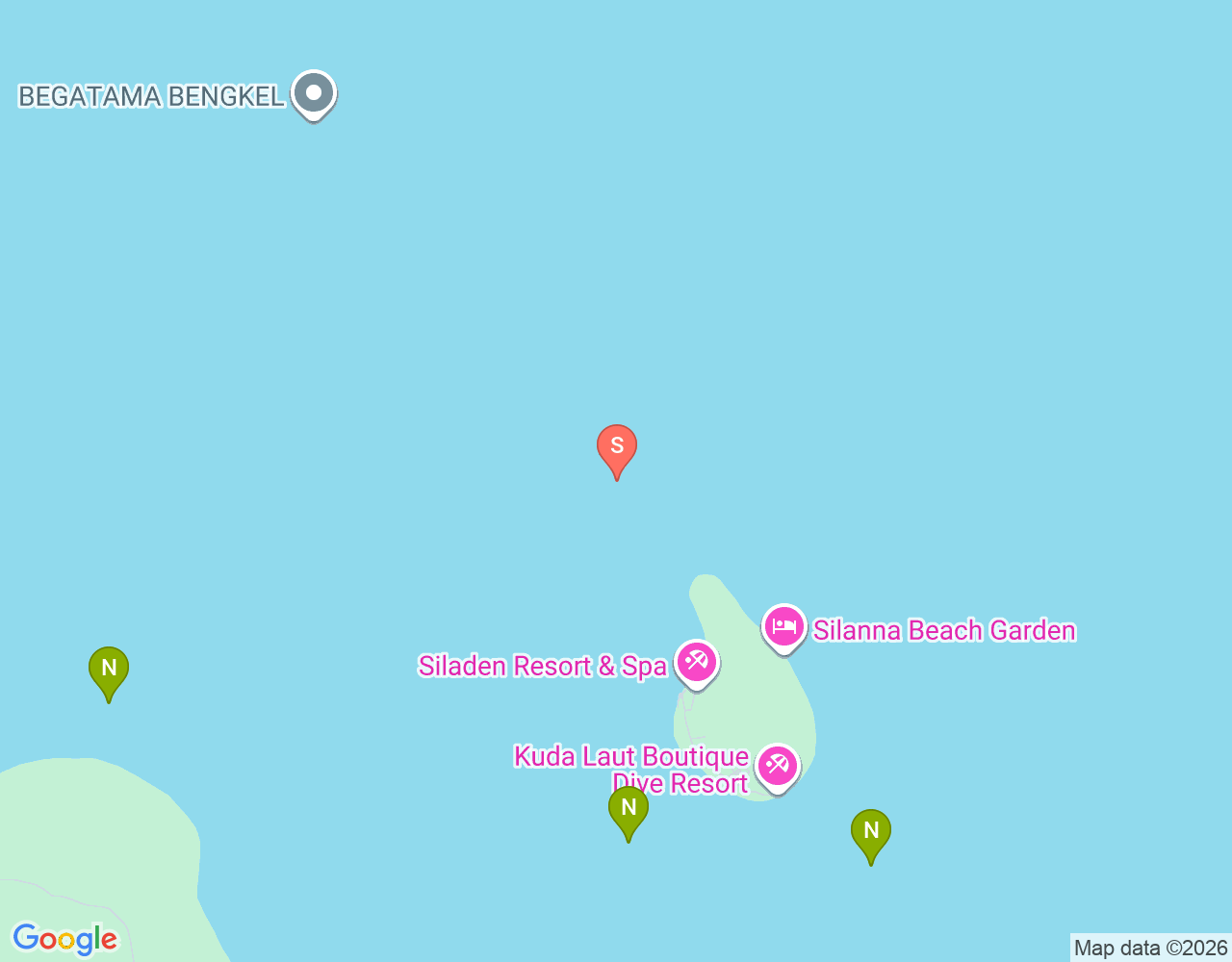 Mapa da localização de S. Utara