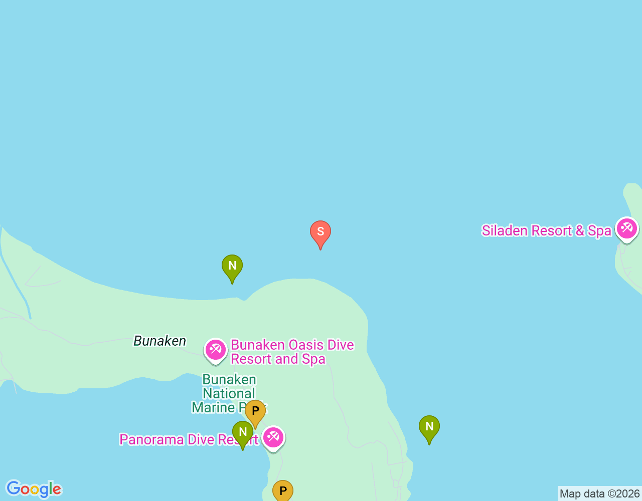 Mapa da localização de Sachiko's