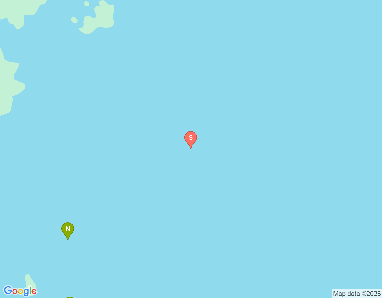 Mapa da localização de Saddleback Reef