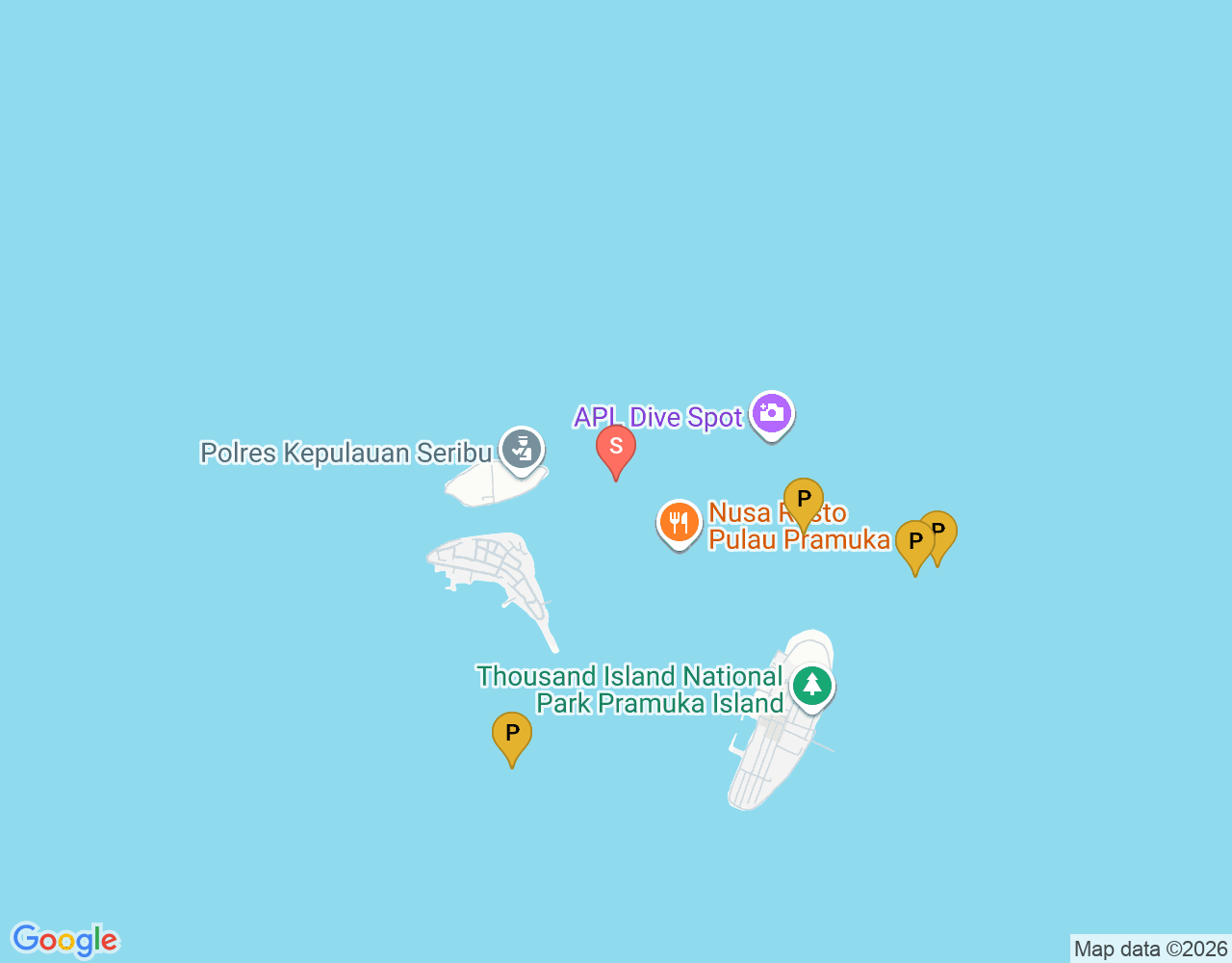 Mapa de ubicación de Sea Garden