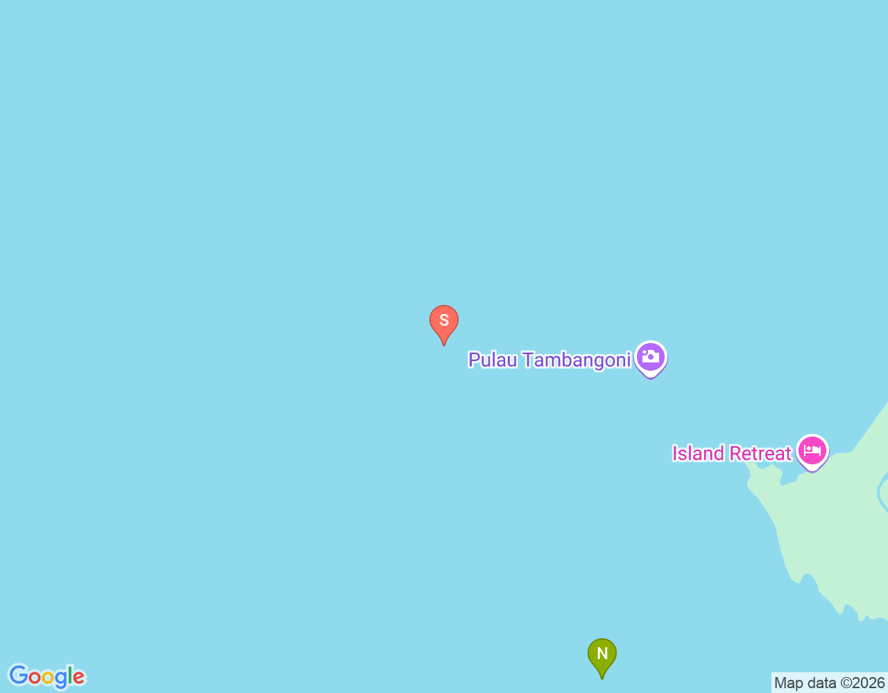 Mapa da localização de Stevan Reef