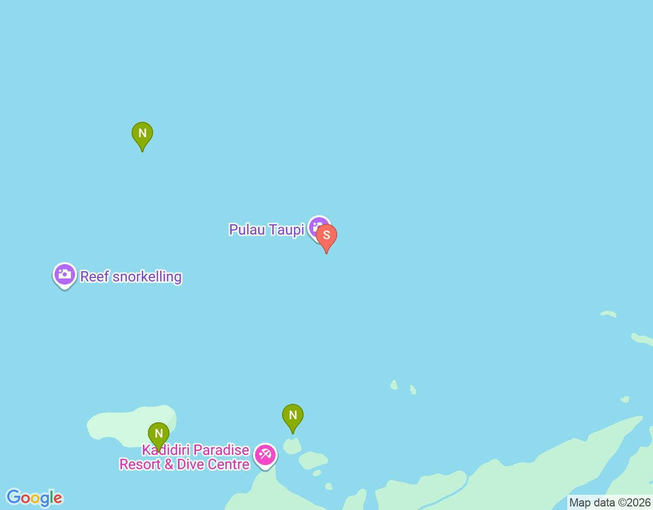 Mapa da localização de Ilha Taipi