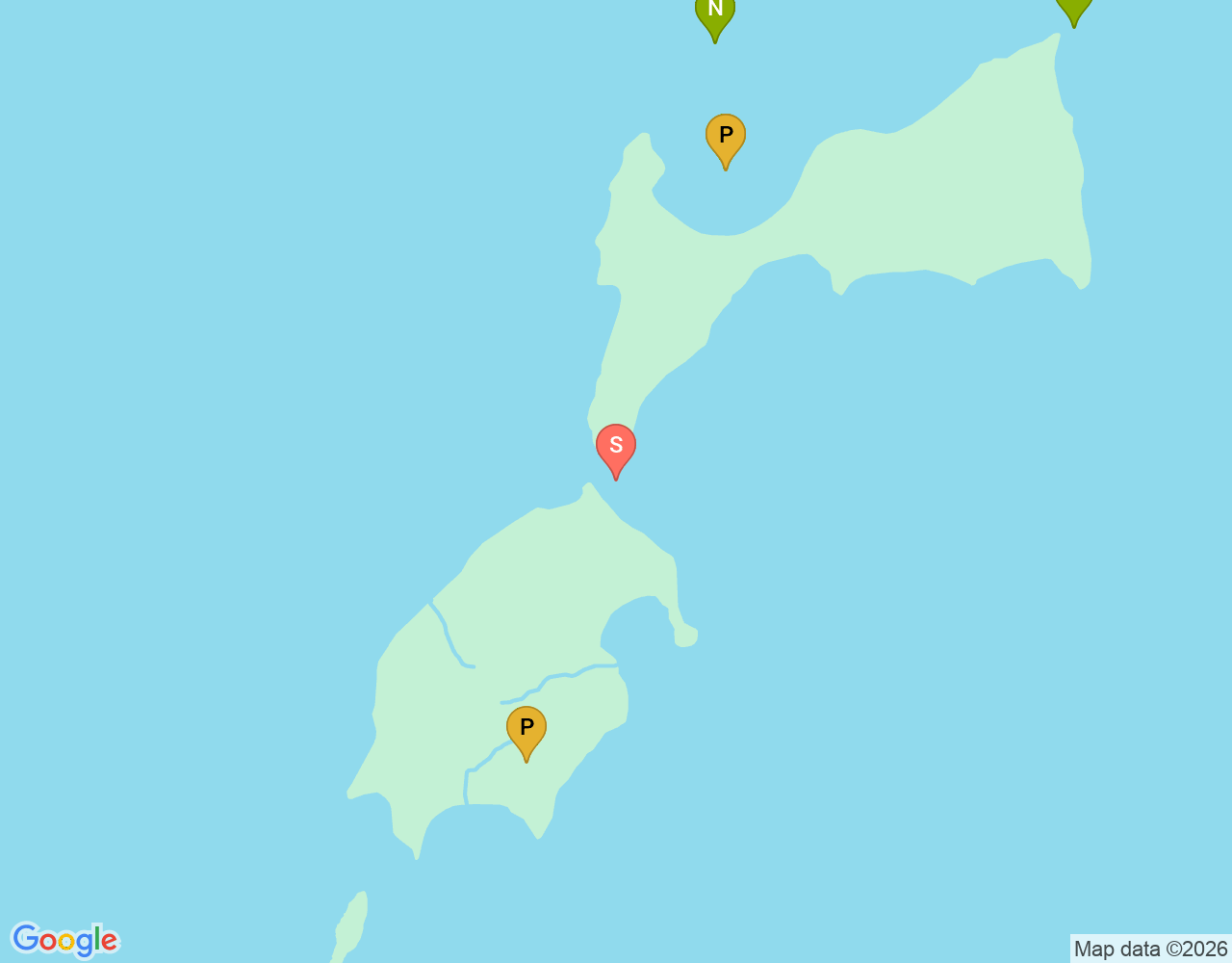 Mapa de ubicación de The Cauldron Dive Site