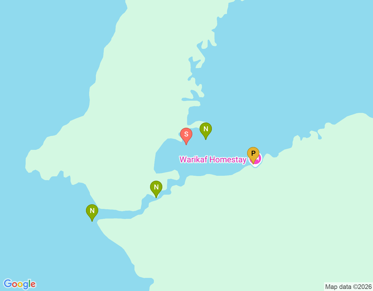Mapa de ubicación de The Passage