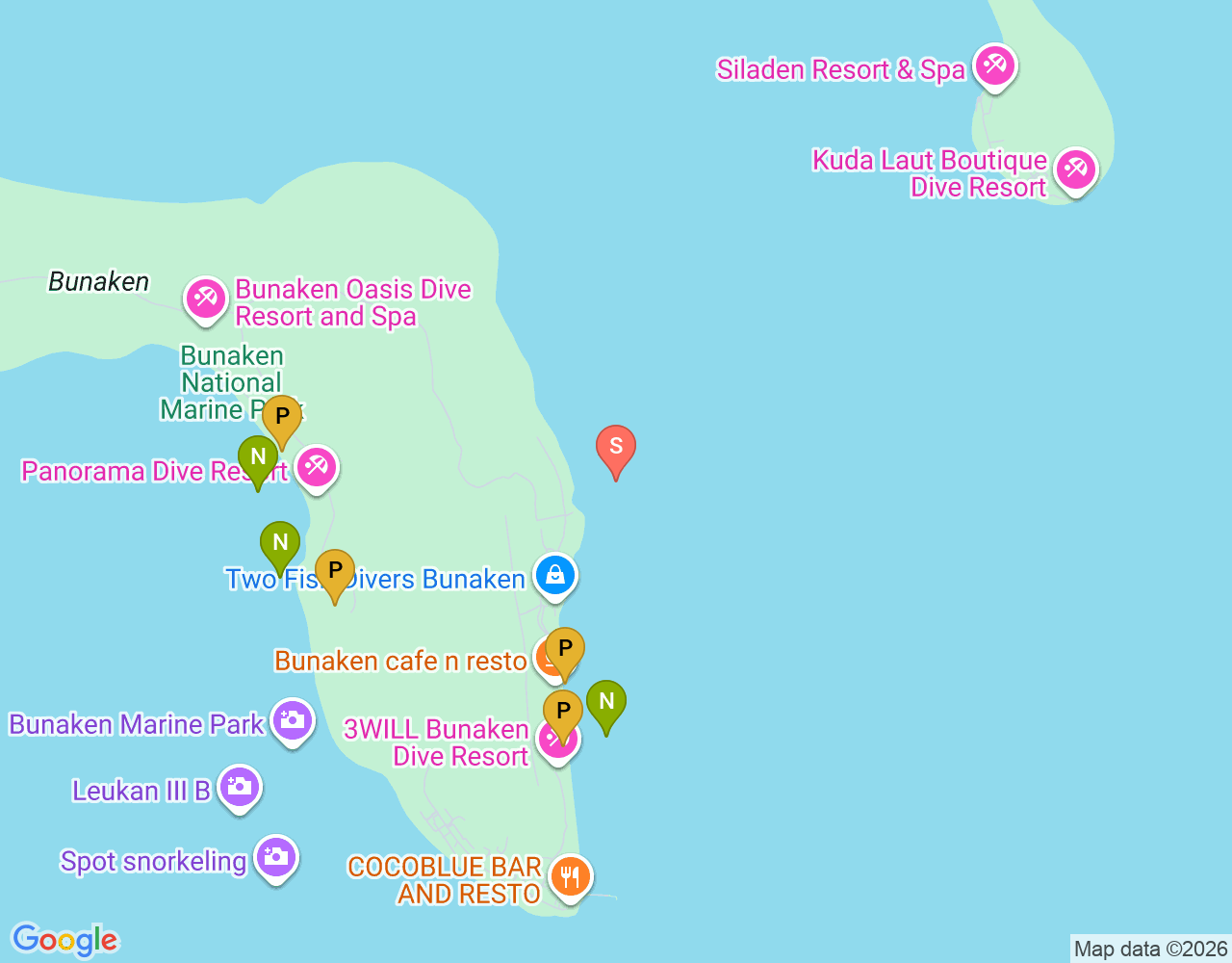 Mapa da localização de Timur 2