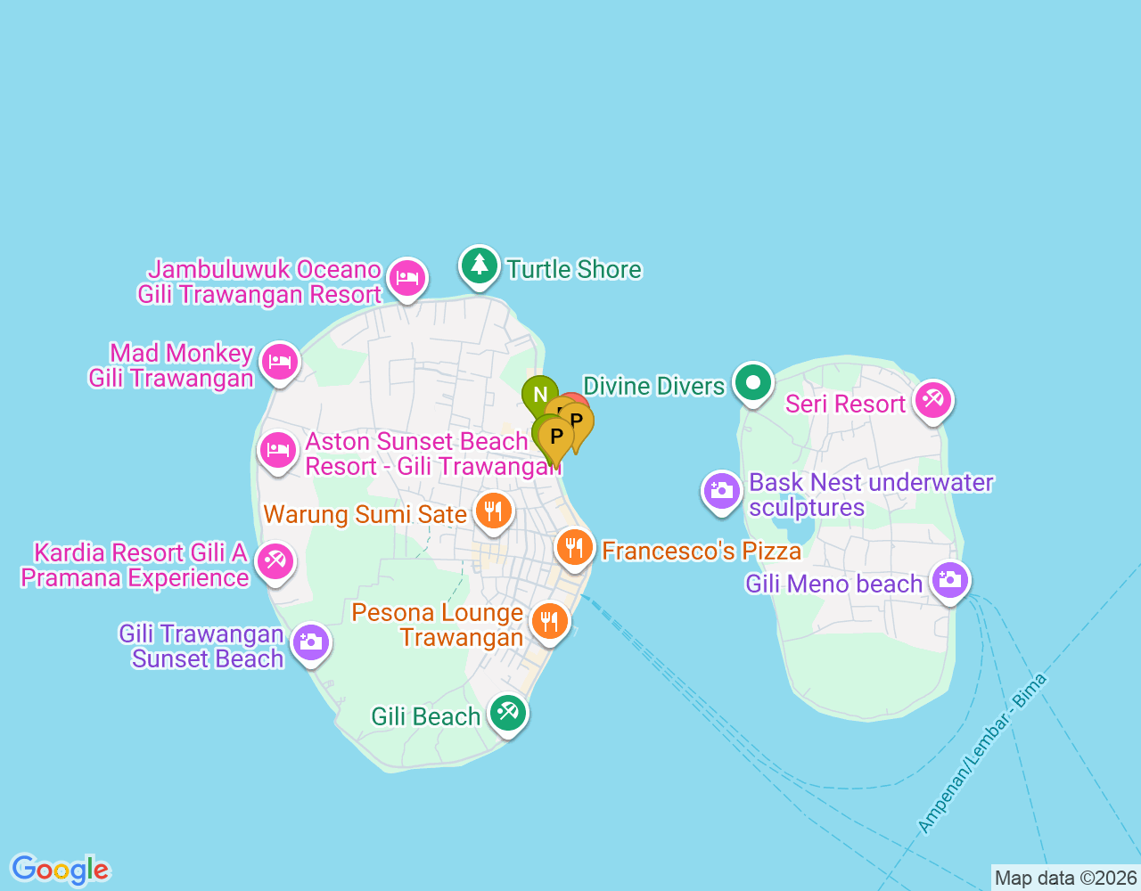Mapa da localização de Vila Almarick Biorock