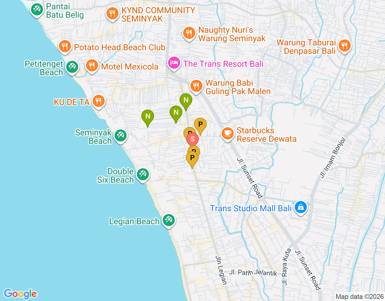 Mapa de ubicación de Vissla Surf Brand