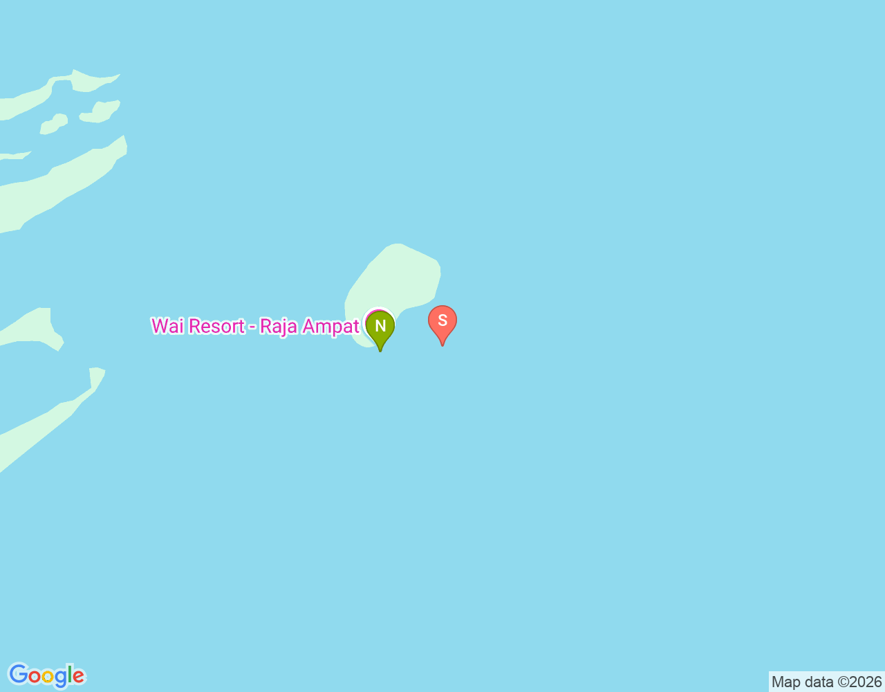 Mapa da localização de Wai FPW